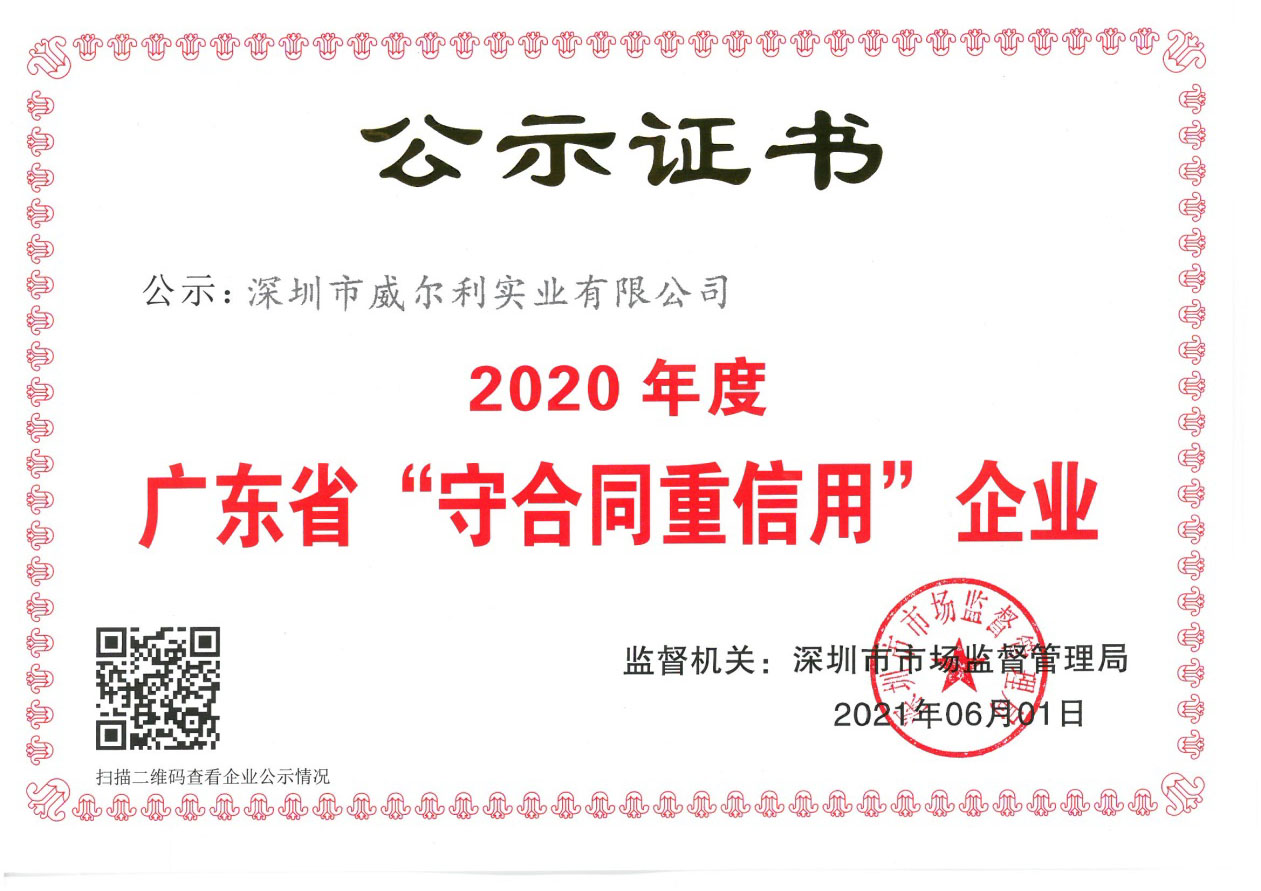 多次獲得年度《重合同守信用》榮譽(yù)稱號！